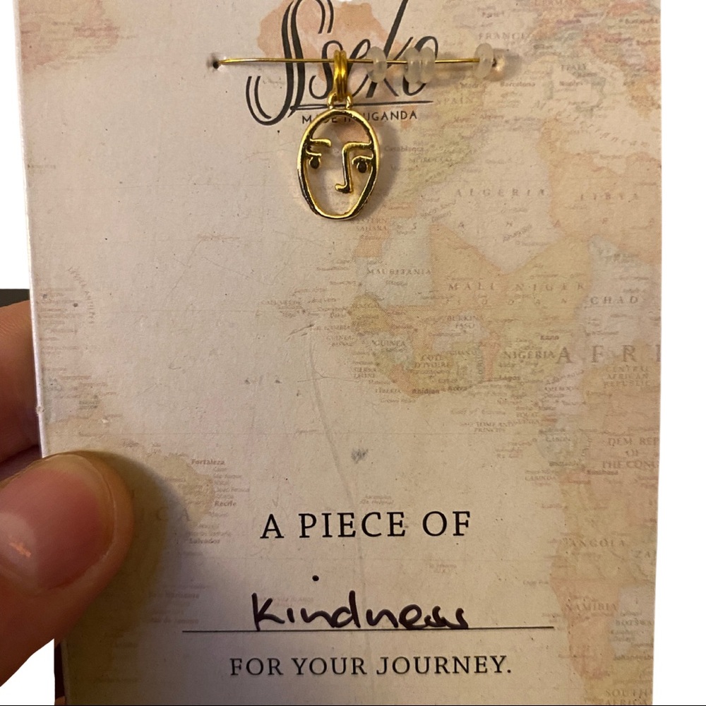 Sseko KINDNESS Brave Charm Piece New Handmade & Signed by Maker